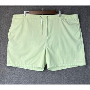 Huk Performance Fishing Shorts Mens XXXL Lime Green Quick Dry Mesh Lining 3XL